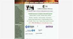 Desktop Screenshot of catholicinsuranceservices.com